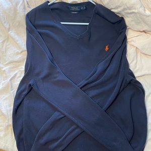 Mens Ralph Lauren Polo V neck sweater XXL
